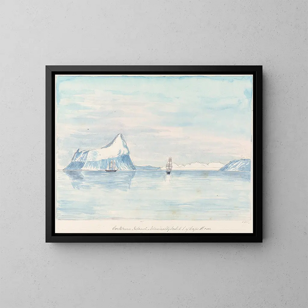 Île Cockburn, Inlet de l'Amirauté - Charles Hamilton Smith — indrammet kunstværk på væggen