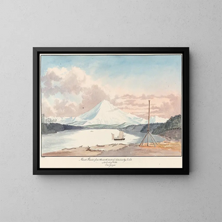 Charles Hamilton Smith - Mount Rainier from the South Part of Admiralty Inlet.webp