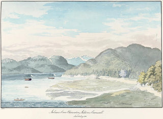 Observatoire de Salmon Cove, Inlet, Nouvelle-Cornouailles - Charles Hamilton Smith — visning af kunstværket