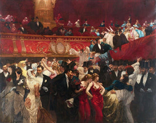 Bal masqué - Charles Hermans — visning af kunstværket