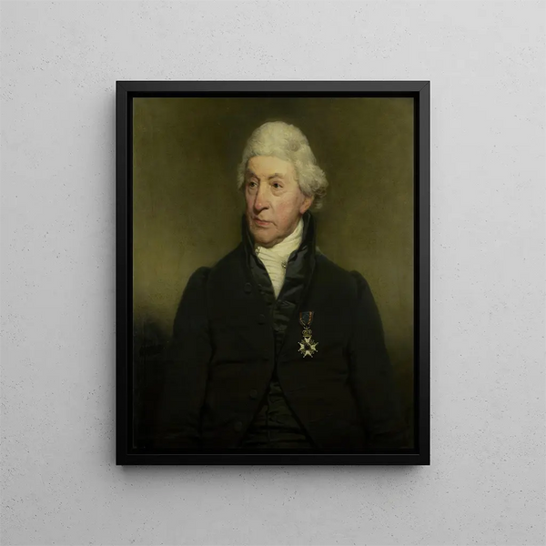 Christiaan Everhard Vaillant 1746-1829 Funktionær fra regeringen - Charles Howard Hodges — indrammet kunstværk på væggen