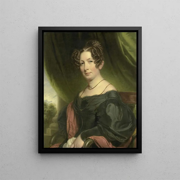 Maria Antoinette Charlotte Sanderson 1782-1859 Ægtefælle til Johan Fraser - Charles Howard Hodges — indrammet kunstværk på væggen