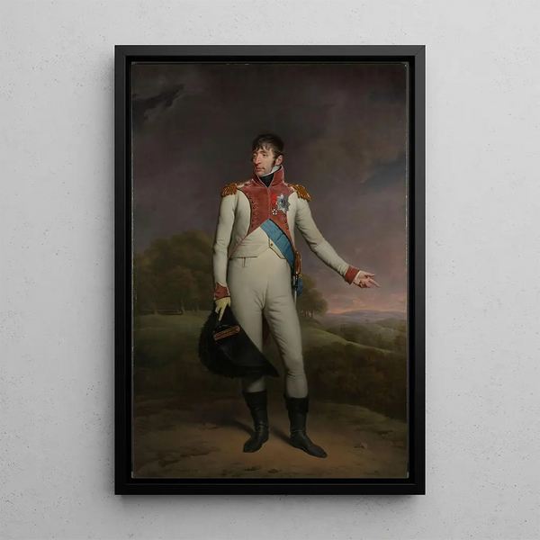 Reproduktion af maleriet Portrait af Louis Napoléon, Hollands konge - Charles Howard Hodges