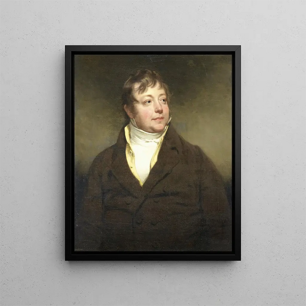 Portrait af en mand måske J. W. Beynen - Charles Howard Hodges — indrammet kunstværk på væggen