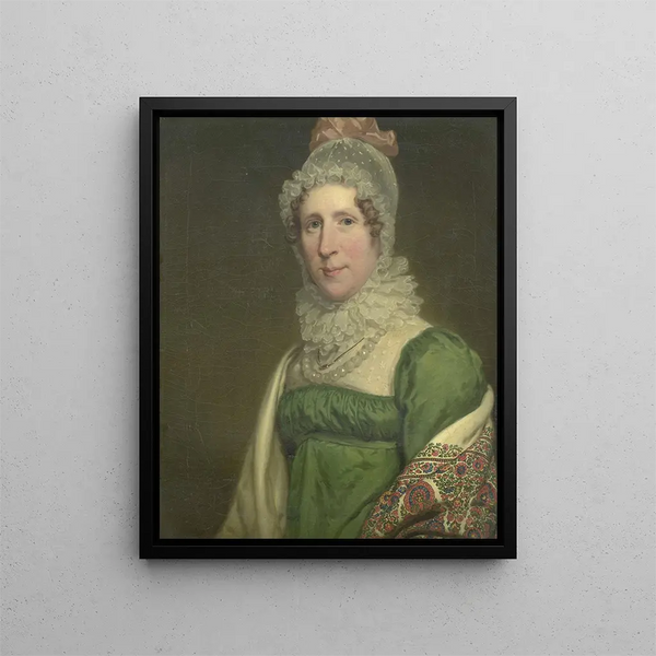 Suzanna Maria Crommelin 1780-1820 Ægtefælle til Egbert Johannes Koch - Charles Howard Hodges — indrammet kunstværk på væggen