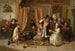 Børn, der spiller scenen fra stykket Hamlet Akt II Scene II - Charles Hunt — visning af kunstværket