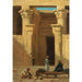 Reproduktion af maleriet af egyptisk gade scene - Charles Landelle