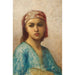 Reproduktion af maleriet Portrait af en orientalsk kvinde - Charles Landelle