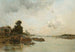 Vue de la Seine à Paris - Charles Lapostolet — visning af kunstværket