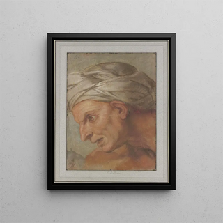 Charles Le Brun - Kopf im Profil nach links aus den Kniginnen zu Fen Alexanders des Groen.webp