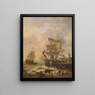 Charles Louis Verboeckhoven - Rising Tide.webp
