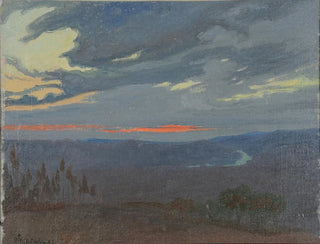 Charles Marie Dulac - Lever de soleil audessus de lArno.webp