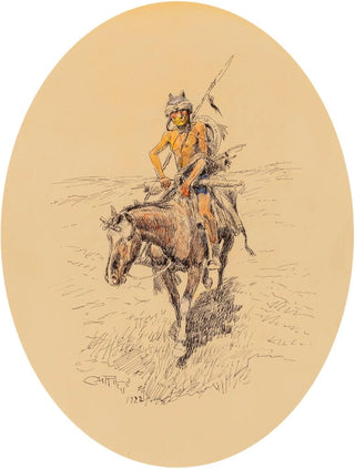 Charles Marion Russell - Assiniboine Warrior.webp