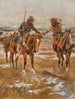 La réunion - Charles Marion Russell — visning af kunstværket