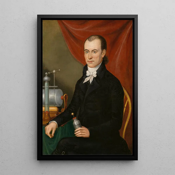 Reproduktion af maleriet David Wiley - Charles Peale Polk