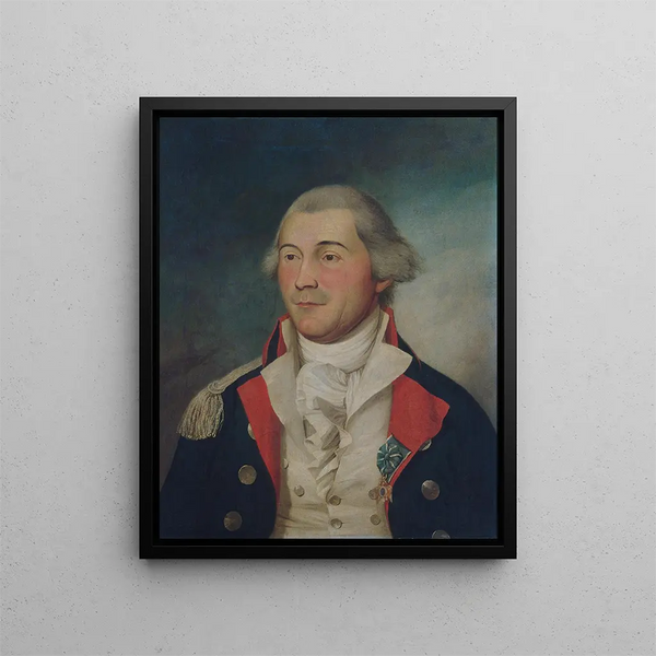 Joseph Howell Jr. - Charles Peale Polk — indrammet kunstværk på væggen