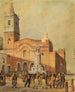 Kirke Santo Domingo, procession af Jomfru Maria af Rosenkransen, 1830 - Charles Pellegrini — visning af kunstværket