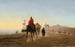 Caravane i ørkenen - Charles Théodore Frère — visning af kunstværket