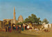 Sultan Hassan-moskeen i Kairo - Charles Théodore Frère — visning af kunstværket