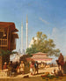 La mosquée Nusretiye d'Istanbul - Charles Théodore Frère — visning af kunstværket