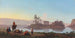 Vue de l'île de Philae Nubie - Charles Théodore Frère — visning af kunstværket