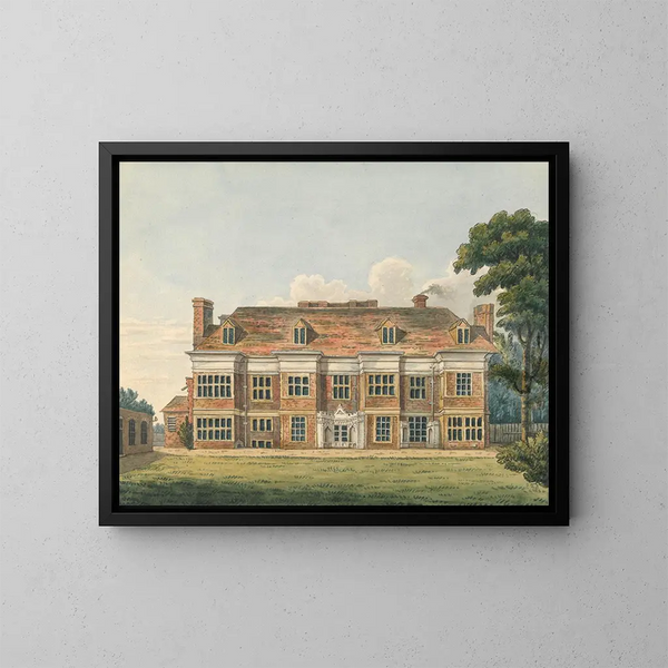 Maison d'Ealing, Middlesex - Charles Tomkins — indrammet kunstværk på væggen
