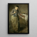 La Gigia - Charles Webster Hawthorne — indrammet kunstværk på væggen