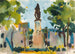 Statue de Murillo Sevilla - Charles Webster Hawthorne — visning af kunstværket