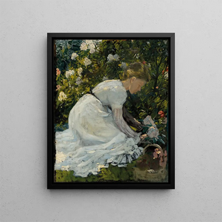 Charles Wellington Furse - Gathering flowers.webp