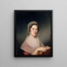 Eleanor Miller Mme Francis Bailey - Charles Willson Peale — indrammet kunstværk på væggen