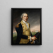 George Washington i Princeton - Charles Willson Peale — indrammet kunstværk på væggen