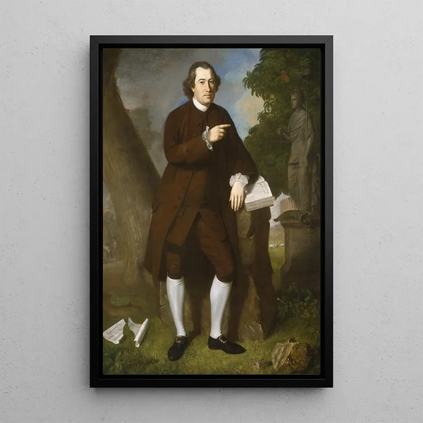 John Beale Bordley - Charles Willson Peale — indrammet kunstværk på væggen