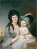 Mme John Nicholson Hannah Duncan og John Nicholson Jr - Charles Willson Peale — visning af kunstværket