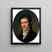 Portrait af Benjamin Henry Latrobe - Charles Willson Peale — indrammet kunstværk på væggen