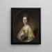 Sophia Gough Carroll - Charles Willson Peale — indrammet kunstværk på væggen