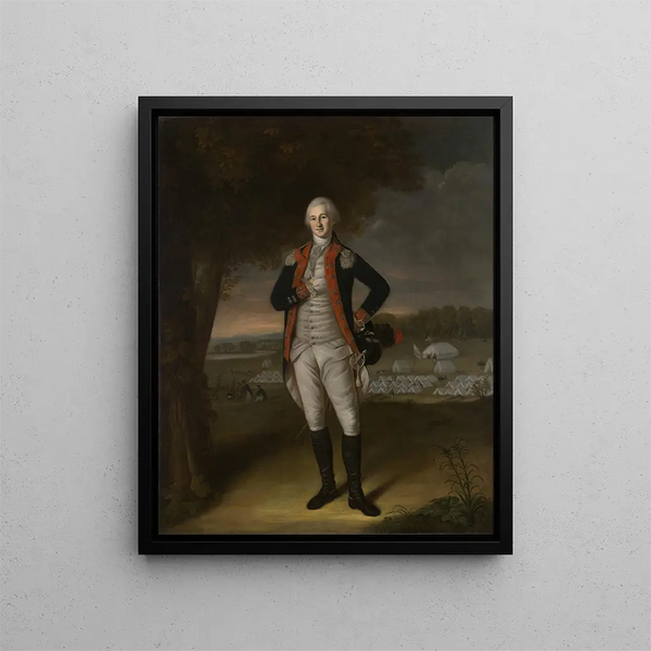 Walter Stewart - Charles Willson Peale — indrammet kunstværk på væggen