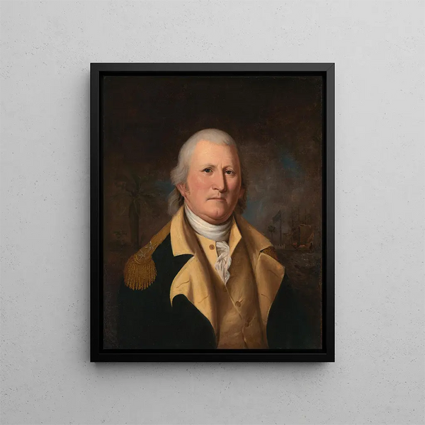 William Moultrie - Charles Willson Peale — indrammet kunstværk på væggen