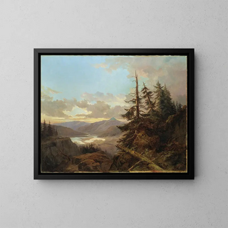 Charles XV of Sweden - Norwegian Landscape in the Light of Early Morning.webp