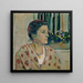 Charlotte Moser søster af kunstneren - Koloman Moser — indrammet kunstværk på væggen
