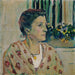 Charlotte Moser søster af kunstneren - Koloman Moser — visning af kunstværket
