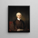 Charles Carroll de Carrollton - Chester Harding — indrammet kunstværk på væggen