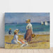 Reproduktion af maleriet af Chiffres sur la plage - Pierre- Auguste Renoir
