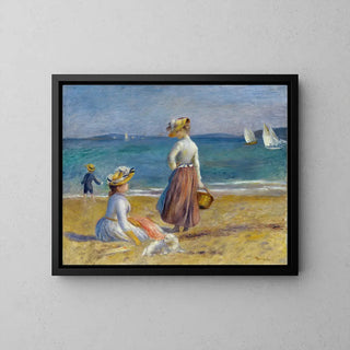 Tal på stranden - Pierre-Auguste Renoir