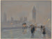 maleriet Le Palais de Westminster et Big Ben - Childe Hassam — visning af kunstværket