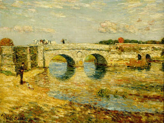 Childe Hassam - Bridge Over the Stour.webp