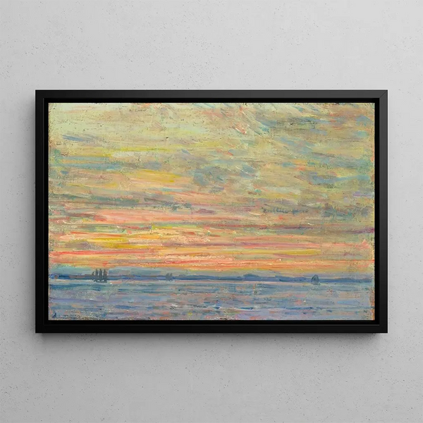 ten, Shoals-øerne - Childe Hassam — indrammet kunstværk på væggen