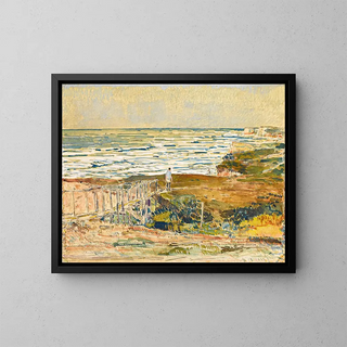 Pêcheur de Montauk - Childe Hassam — indrammet kunstværk på væggen