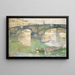 Ponte Santa Trinita - Childe Hassam — indrammet kunstværk på væggen