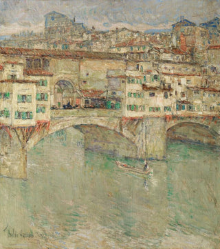 Vieux Pont - Childe Hassam — visning af kunstværket