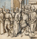 Christ foran Pilatus - Hans Holbein den Ældre Cirkel — visning af kunstværket